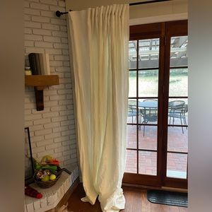 Double Panel linen curtain